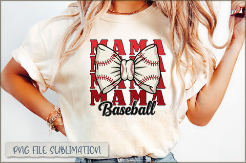 Baseball Mama PNG, Baseball Coquette PNG Sublimation Shetara Begum 