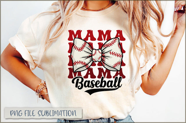 Baseball Mama PNG, Baseball Coquette PNG Sublimation Shetara Begum 
