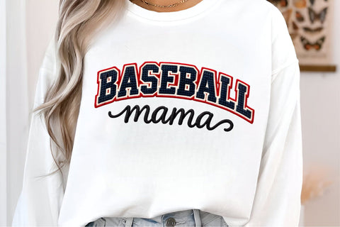 Baseball Mama PNG, Faux Yarn Baseball Sublimation designmaster24 