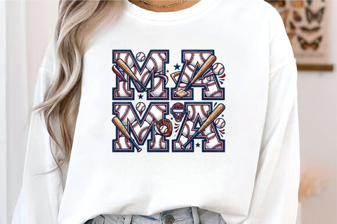 Baseball Mama PNG Sublimation designmaster24 