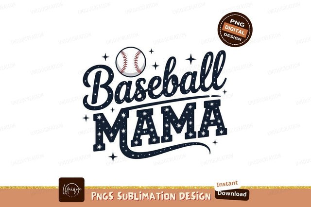 Baseball Mama Vector Design Sublimation Png Sublimation Designangry 