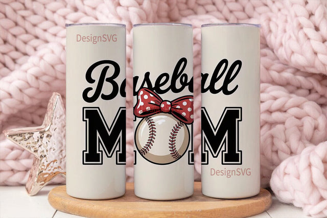 Baseball Mom 20oz Tumbler Wrap Sublimation DesignSVG 