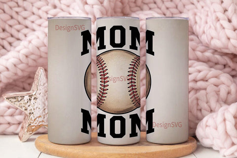 Baseball Mom 20oz Tumbler Wrap Sublimation DesignSVG 