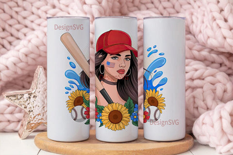 Baseball Mom 20oz Tumbler Wrap Sublimation DesignSVG 