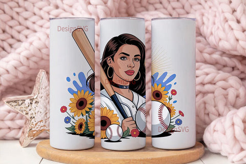 Baseball Mom 20oz Tumbler Wrap Sublimation DesignSVG 