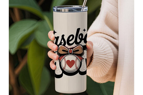 Baseball Mom 20oz Tumbler Wrap Sublimation DesignSVG 
