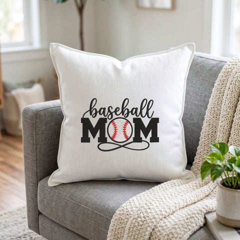 Baseball Mom Embroidery Design – Baseball Mama Sports Mom Machine Embroidery File Embroidery/Applique DESIGNS PatternFeed8 