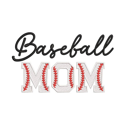 Baseball Mom Embroidery Design, Sports Mom Embroidery Design, 3 sizes, Instant Download Embroidery/Applique DESIGNS Nino Nadaraia 