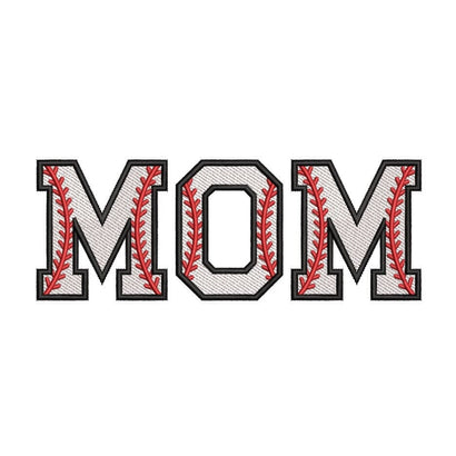 Baseball Mom Embroidery Design, Sports Mom Embroidery Design, 4 sizes, Instant Download Embroidery/Applique DESIGNS Nino Nadaraia 