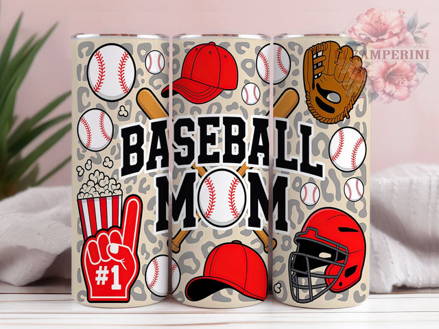 Baseball Mom Leopard 20oz Tumbler, Leopard Print Tumbler, Sports Mom Tumbler Wrap, 20oz Tumbler Design, Sublimation Baseball Tumbler, Animal Print Tumbler, Game Day Mom Tumbler Sublimation Li Zamperini 