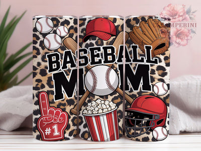 Baseball Mom Leopard 20oz Tumbler, Leopard Print Tumbler, Sports Mom Tumbler Wrap, 20oz Tumbler Design, Sublimation Baseball Tumbler, Animal Print Tumbler, Game Day Mom Tumbler Sublimation Li Zamperini 