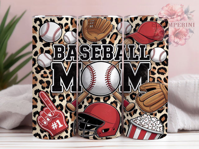 Baseball Mom Leopard 20oz Tumbler, Leopard Print Tumbler, Sports Mom Tumbler Wrap, 20oz Tumbler Design, Sublimation Baseball Tumbler, Animal Print Tumbler, Game Day Mom Tumbler Sublimation Li Zamperini 