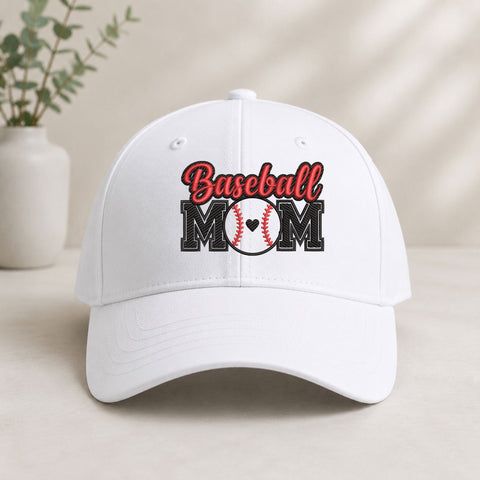 Baseball Mom Machine Embroidery Design – Baseball Heart Sports Embroidery File Embroidery/Applique DESIGNS PatternFeed8 