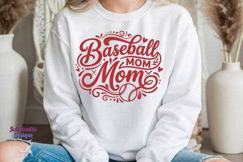 Baseball Mom Quote SVG SVG Sublimatiz Designs 