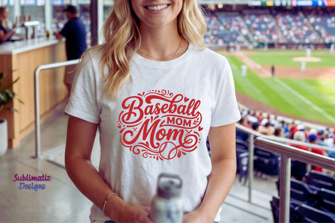 Baseball Mom Quote SVG SVG Sublimatiz Designs 