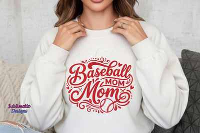 Baseball Mom Quote SVG SVG Sublimatiz Designs 