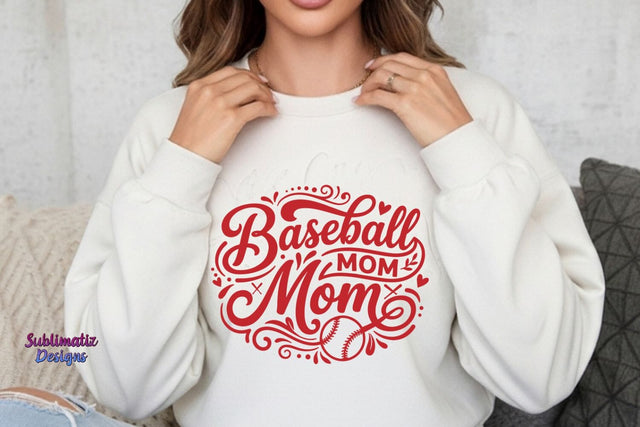 Baseball Mom Quote SVG SVG Sublimatiz Designs 