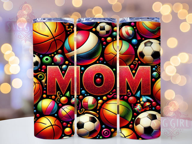 Baseball Mom Sports 20oz Tumbler, Sports Mom Wrap, 20oz Sublimation Wrap, Game Day Cup, Softball Mom Gift, Trendy Baseball Design, Athletic Mom Drinkware Sublimation SvggirlplusArt 