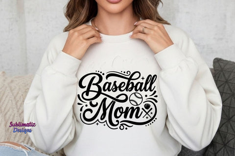 Baseball Mom SVG | Baseball Lover SVG SVG Sublimatiz Designs 