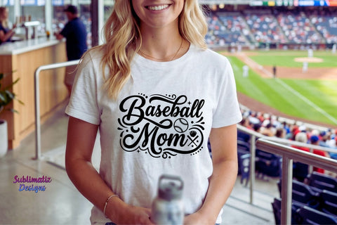 Baseball Mom SVG | Baseball Lover SVG SVG Sublimatiz Designs 