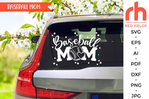 Baseball Mom SVG, Baseball Mama Cut File, Softball Mom Shirt DXF, Ballpark Design, Sport Theme, Digital Download, Game Day Vibes, Baseball Laces SVG RedHelgaArt 