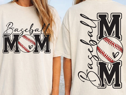 Baseball Mom SVG Baseball Mom PNG Baseball Mom Shirt Design SVG DesignDestine 