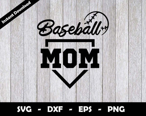 Baseball Mom SVG Cut File, Mothers Day SVG Design SVG Arthur Arellano 