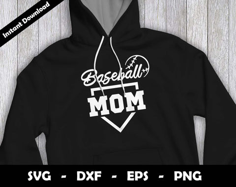 Baseball Mom SVG Cut File, Mothers Day SVG Design SVG Arthur Arellano 