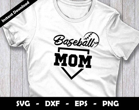 Baseball Mom SVG Cut File, Mothers Day SVG Design SVG Arthur Arellano 