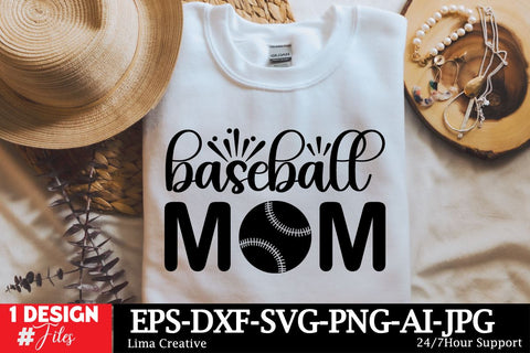 Baseball mom SVG Cut File SVG Insomnia Std 