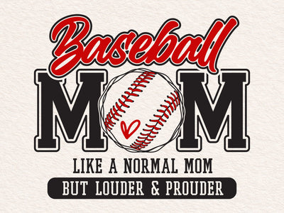 Baseball Mom Svg, Loud & Proud Varsity Design SVG DesignDestine 