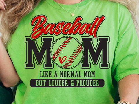 Baseball Mom Svg, Loud & Proud Varsity Design SVG DesignDestine 