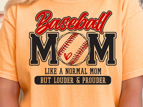Baseball Mom Svg, Loud & Proud Varsity Design SVG DesignDestine 