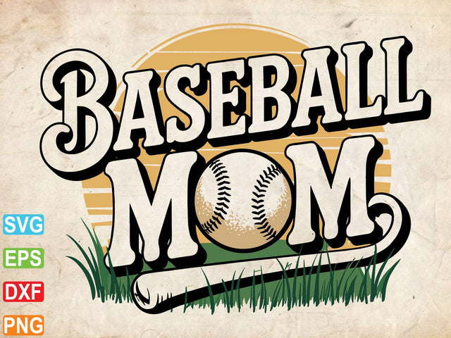 Baseball Mom SVG PNG, Baseball Mom Shirt Svg SVG Creativeart88 