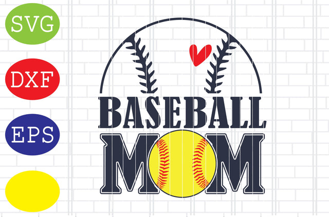 Baseball Mom Svg, Softball Mom Silhouette, Softball File, Baseball Cut File, Sport Svg, Jpg, Eps, Dxf Files SVG DigitalSvgFiles 