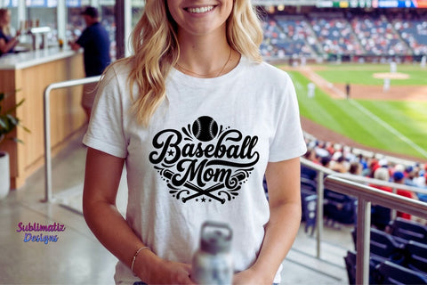 Baseball Mom SVG | Sports Mom Shirt Design SVG SVG Sublimatiz Designs 