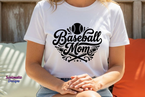 Baseball Mom SVG | Sports Mom Shirt Design SVG SVG Sublimatiz Designs 