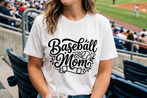 Baseball Mom SVG | Sports Mom SVG | Game Day Shirt Design SVG Sublimatiz Designs 