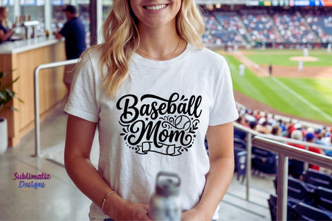 Baseball Mom SVG | Sports Mom SVG | Game Day Shirt Design SVG Sublimatiz Designs 