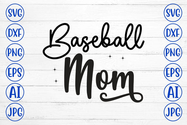 Baseball Mom SVG SVG Syaman 