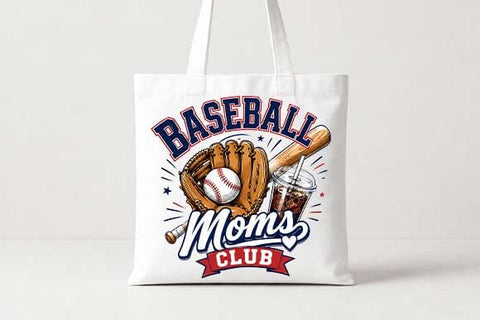 Baseball Moms Club PNG | Baseball Mom Sublimation Digital Download SVG BillahCrafts 