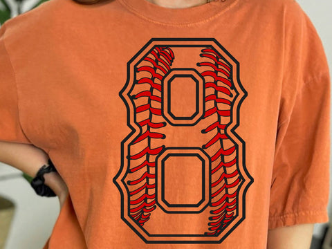 Baseball Numbers, Baseball png, Baseball Stitch, Baseball font png, Baseball Themed Numbers, Numbers that look like baseballs SVG DesignDestine 
