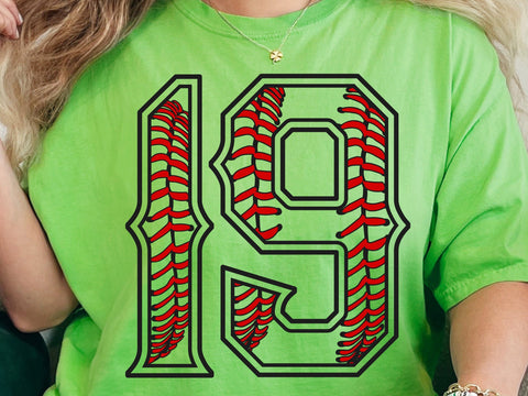 Baseball Numbers, Baseball png, Baseball Stitch, Baseball font png, Baseball Themed Numbers, Numbers that look like baseballs SVG DesignDestine 