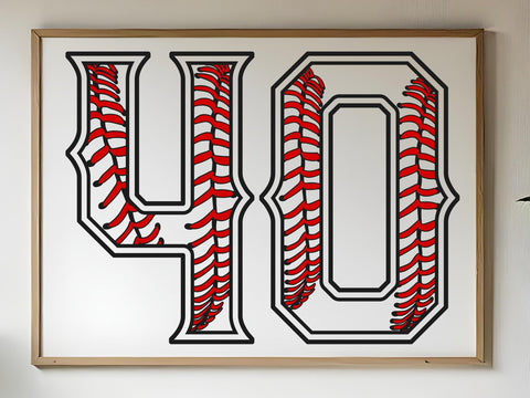 Baseball Numbers, Baseball png, Baseball Stitch, Baseball font png, Baseball Themed Numbers, Numbers that look like baseballs SVG DesignDestine 