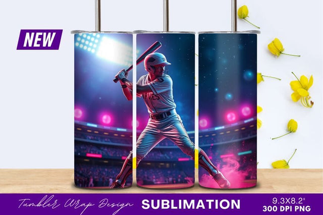 Baseball Player Ready To Swing In Stadium Sublimation Regulrcrative 