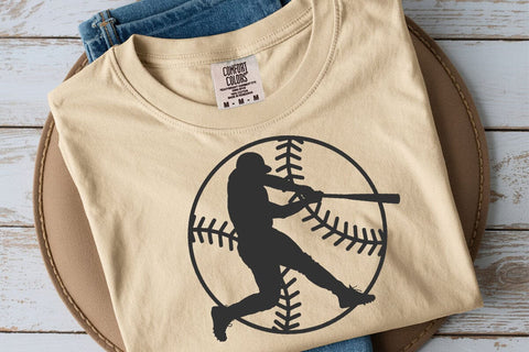 Baseball Player svg, Male Baseball, Men's Baseball, Men Baseball Cut Files for Cricut, Baseball Silhouette SVG DesignDestine 