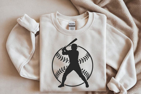 Baseball Player svg, Male Baseball, Men's Baseball, Men Baseball Cut Files for Cricut, Baseball Silhouette SVG DesignDestine 