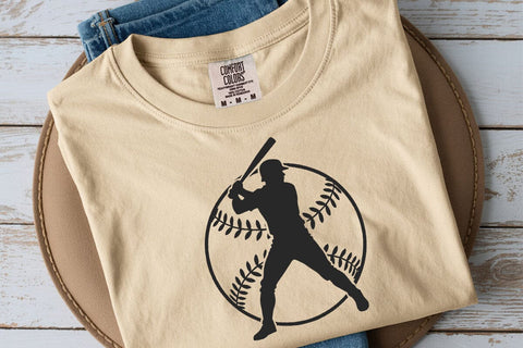 Baseball Player svg, Male Baseball, Men's Baseball, Men Baseball Cut Files for Cricut, Baseball Silhouette SVG DesignDestine 