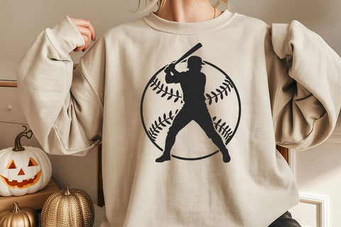 Baseball Player svg, Male Baseball, Men's Baseball, Men Baseball Cut Files for Cricut, Baseball Silhouette SVG DesignDestine 