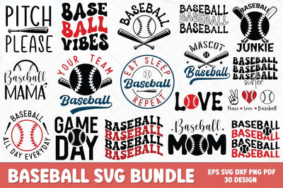 Baseball Quotes SVG Bundle, Baseball Sublimation, Baseball Shirt Print SVG FiveStarCrafting 